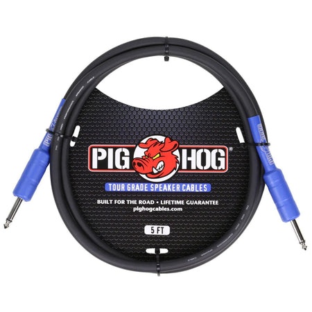 Pig Hog 14 Gauge 1/4 to 1/4 Speaker Cable - 5 Feet