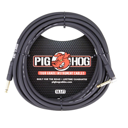 Pig Hog 18.5' 1/4" - 1/4" Instrument Cable Right Angle