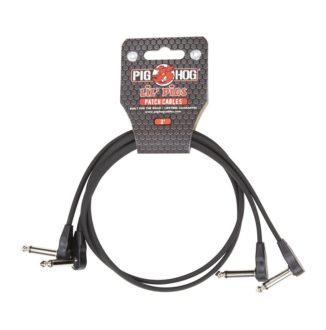 Pig Hog Lil Pigs 2' Slim Cable 2pk