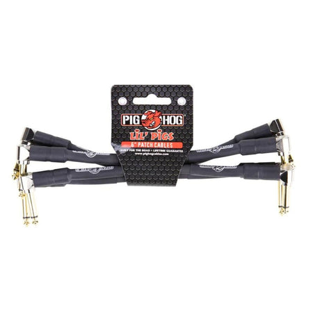 Pig Hog Lil Pigs 6" Cables 4 pack