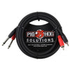 PIG HOG SOLUTIONS 10' RCA TO 1/4" DUAL CABLE