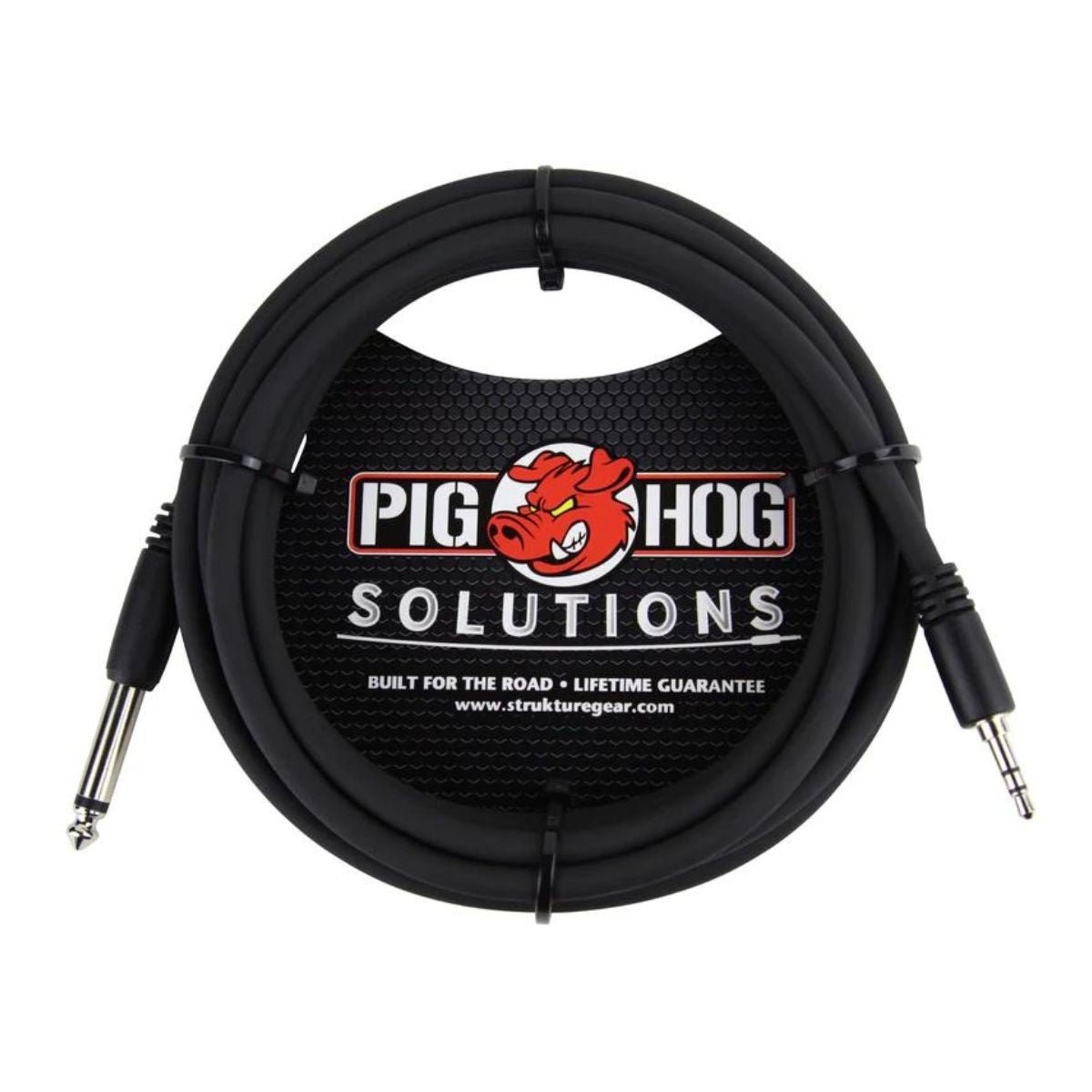 Pig Hog Solutions 10ft 3.5mm TRS to 1/4" Mono
