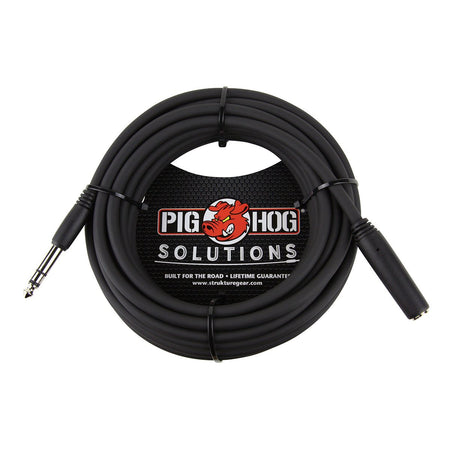 Pig Hog Solutions - 25FT Headphone Extension Cable, 1/4"