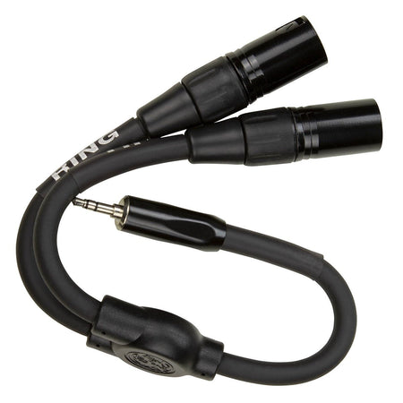 Pig Hog Solutions 3.5mm (male) to Dual XLR (male) Y