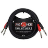 Pig Hog Solutions Quarter Inch Dual Cable 3ft