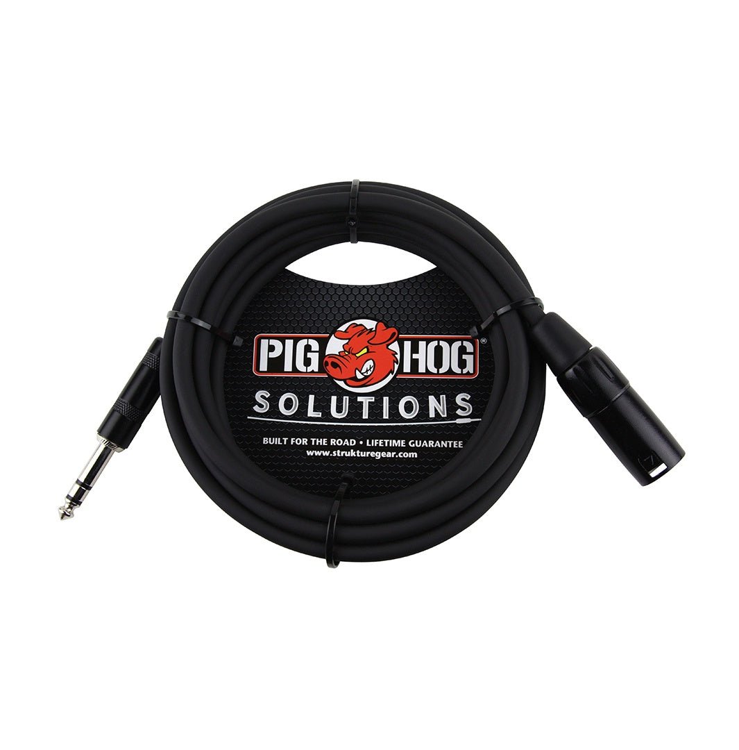Pig Hog Solutions TRS (M) - XLR (M) - 15ft. Balanced