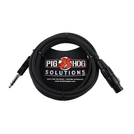 Pig Hog Solutions TRS(M)-XLR(F) Balanced Adapter 20FT