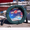 Pig Hog XLR Woven Mic Cable Tahitian Blue - 20 Feet
