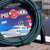 Pig Hog XLR Woven Mic Cable Tahitian Blue - 20 Feet