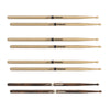Promark Select Balance Rebound Hickory Drumsticks - 0.565" - Acorn Tip - FireGrain Bonus 4-pack