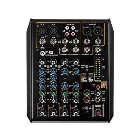 RCF F-6X 6-Channel Mixer with Multi-FX