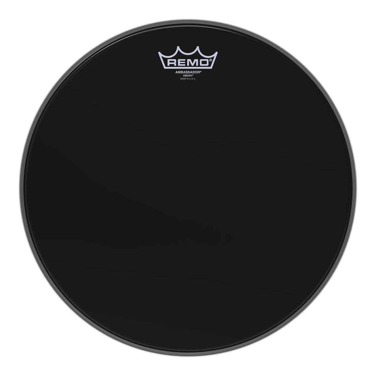 Remo Ambassador Ebony Drumhead - 13 inch