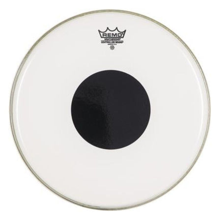 Remo Controlled Sound Clear Black Dot Top Drum Head - 12 inch