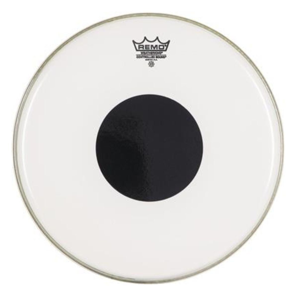 Remo Controlled Sound Clear Black Dot Top Drum Head - 12 inch