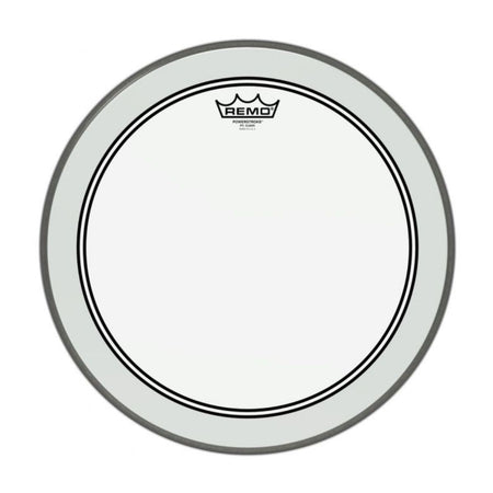 Remo Powerstroke 3 Bass Drumhead Clear with 2.5" Impact Pad - 16"