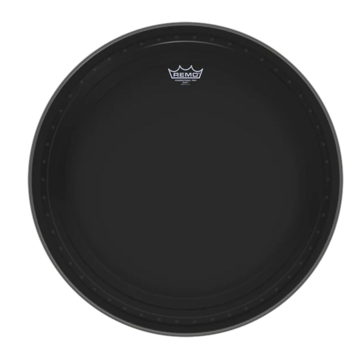 Remo Powerstroke Pro Ebony PR-1422-00  Bass Drum Head - 22" inch
