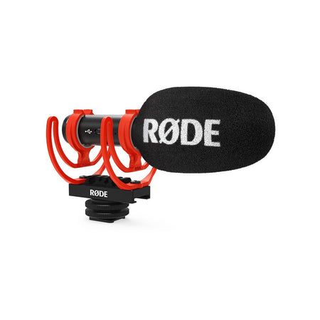 Rode VideoMic GO II Ultracompact Analog/USB Camera-Mount Shotgun Microphone