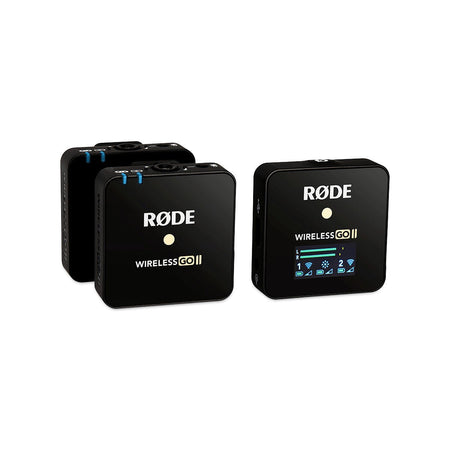 Rode Wireless GO II 2-Person Compact Digital Wireless Microphone System/Recorder (2.4 GHz, Black)