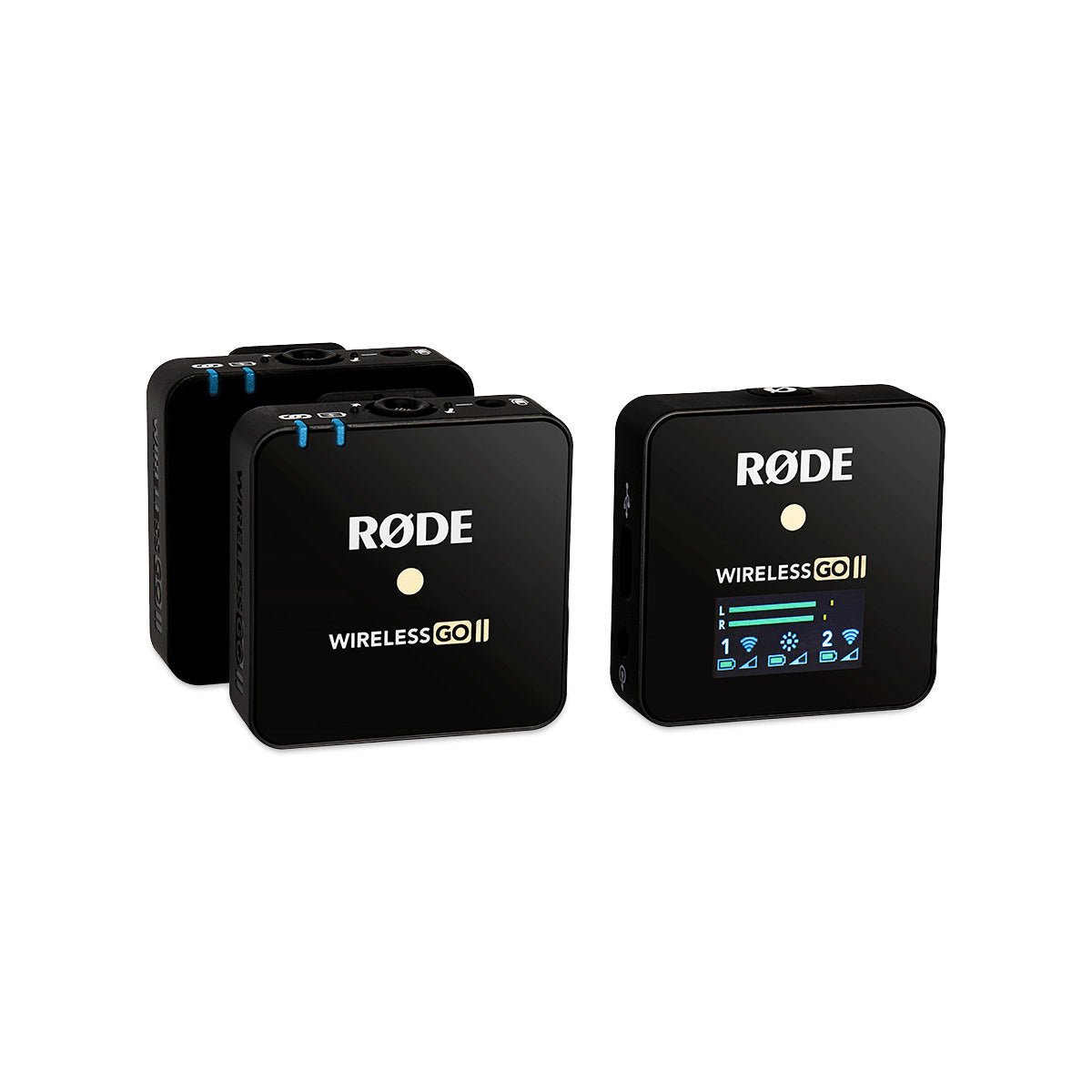 Rode Wireless GO II 2-Person Compact Digital Wireless Microphone System/Recorder (2.4 GHz, Black)