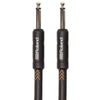 Roland RIC-B15A Black Series Straight to Right-Angle 1/4-Inch Instrument Cable (15 FT)