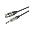 Roxtone  D-Series Microphone Cable XLRF-1/4 Plug Stereo 5M (16.40 FT)