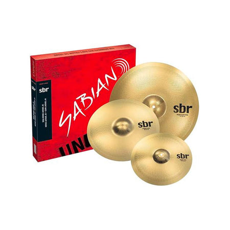 Sabian SBR Cymbal 3-Pack 14 Hi Hats 16 18” Bright Crash Ride (SBR5004BR2)