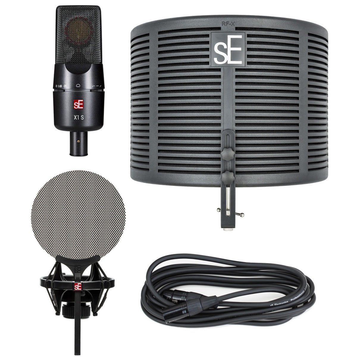 sE Electronics X1 S Studio Bundle with Shockmount & Isolation Filter