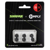 Shure 100 Series Comply Foam Sleeves for Shure Earphones (Medium, 3 Pair)