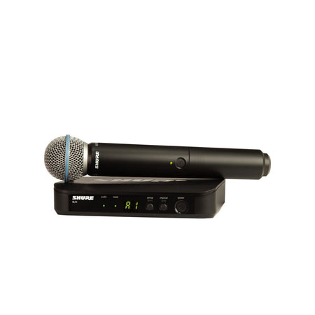 SHURE BLX24/B58-H11 Vocal System with (1) BLX4 Wireless Receiver and (1) Handheld Transmitter with BETA 58 Microphone