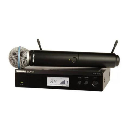 Shure BLX24R/B58 Rackmount Wireless Handheld Microphone System with Beta 58A Capsule - H10