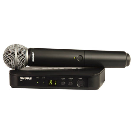 Shure BLX24/SM58 Wireless Handheld Microphone System with SM58 Capsule - H11