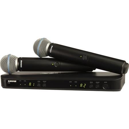 Shure BLX288/B58 Dual-Channel Wireless Handheld Microphone System with Beta 58A - H11