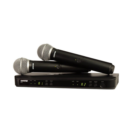 Shure BLX288/PG58 Dual-Transmitter Handheld Wireless System with 2 PG58 Mics
