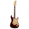 Squier 40th Anniversary Stratocaster, Gold Edition, Laurel Fingerboard, Gold Anodized Pickguard - Ruby Red Metallic
