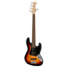 Squier Affinity Series Jazz Bass V 5-String Electric Guitar, Laurel Fingerboard, 3-Color Sunburst