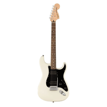 Squier Affinity Series Stratocaster HH, Laurel Fingerboard, Black Pickguard, Olympic White