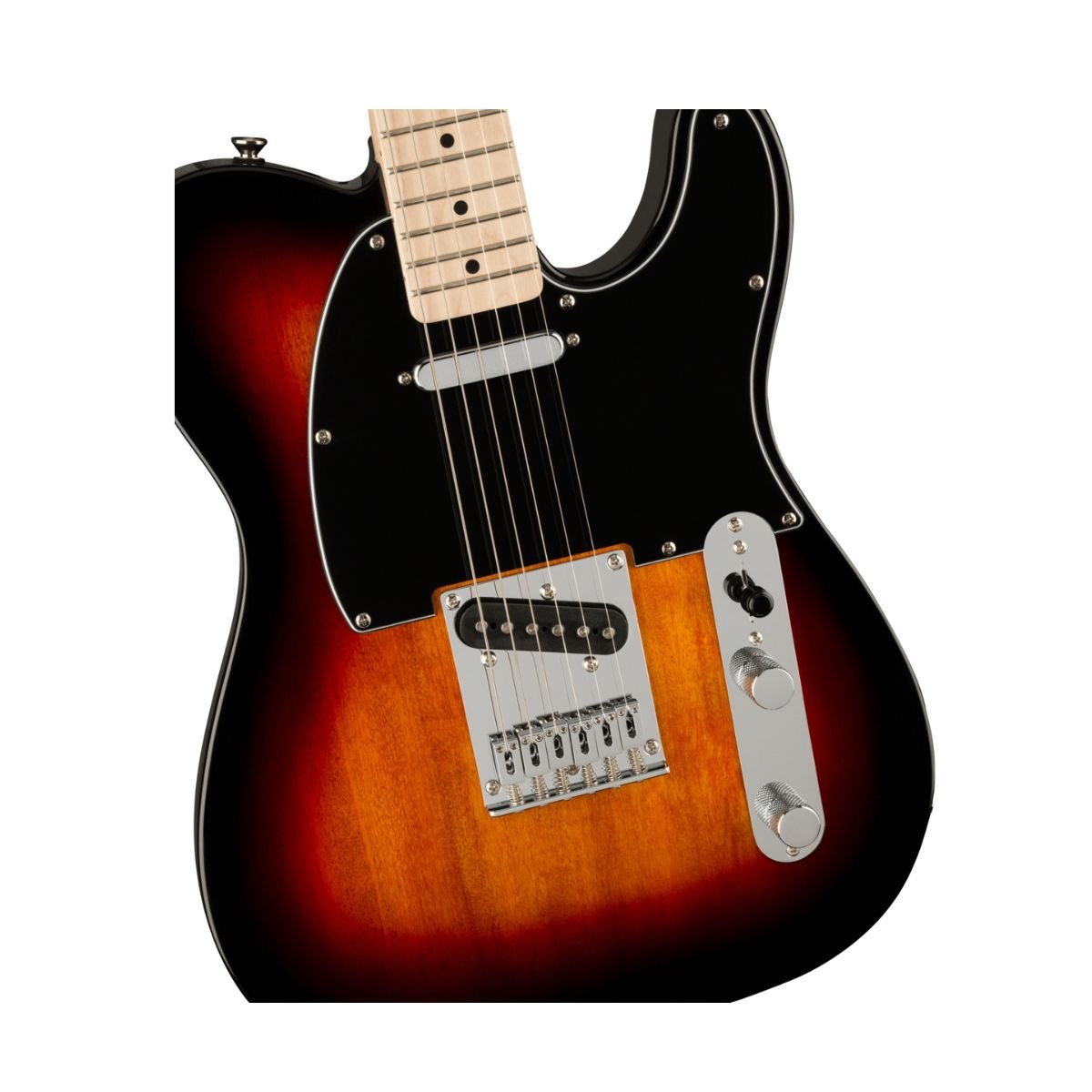 Squier Affinity Series Telecaster, Maple Fingerboard, Black Pickguard -  3-Color Sunburst