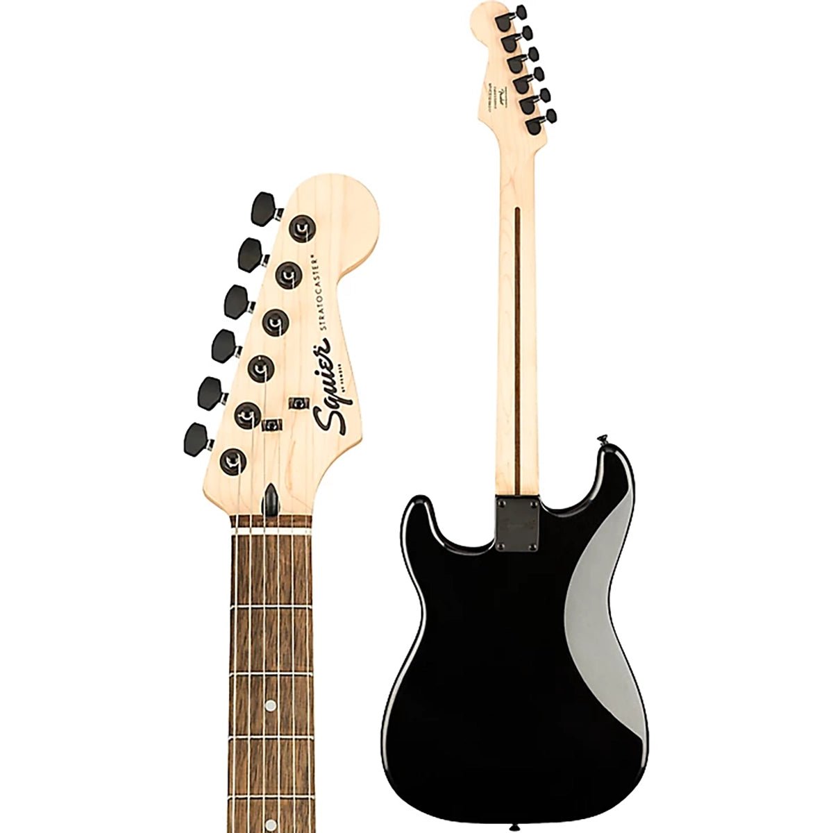 Squier Bullet Stratocaster HSS Hardtail Limited-Edition Electric Guitar With Black Hardware Black Metallic