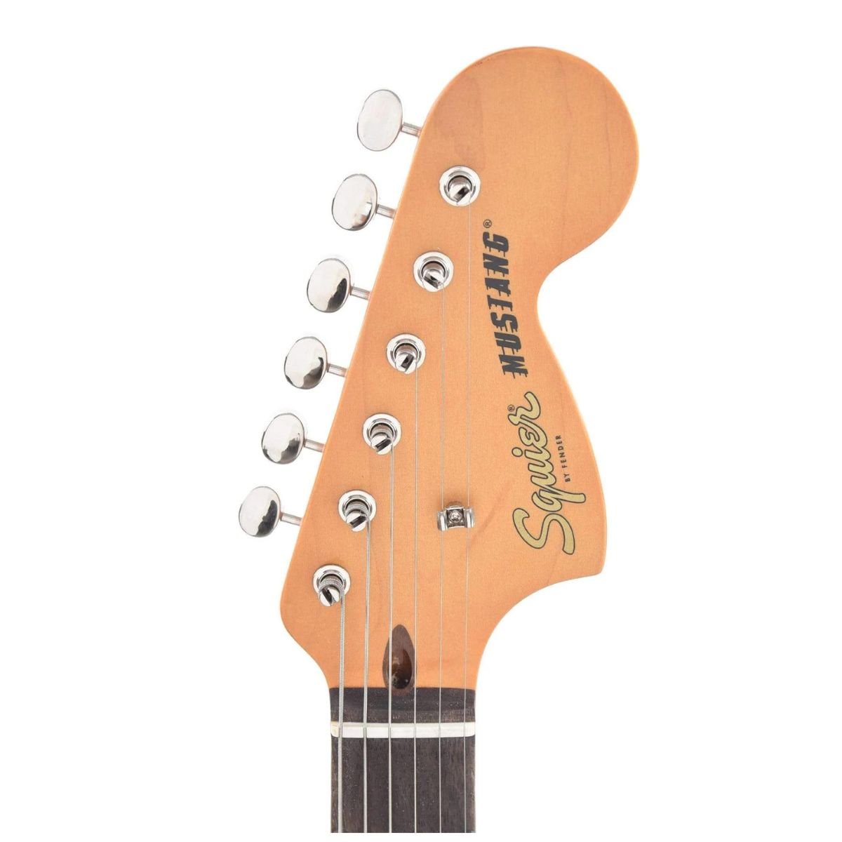 Squier FSR Classic Vibe '60s Competition Mustang, Laurel Fingerboard, Parchment Pickguard -  Lake Placid Blue with Olympic White Stripes