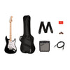 Squier Sonic Series Stratocaster Guitar Pack - Black