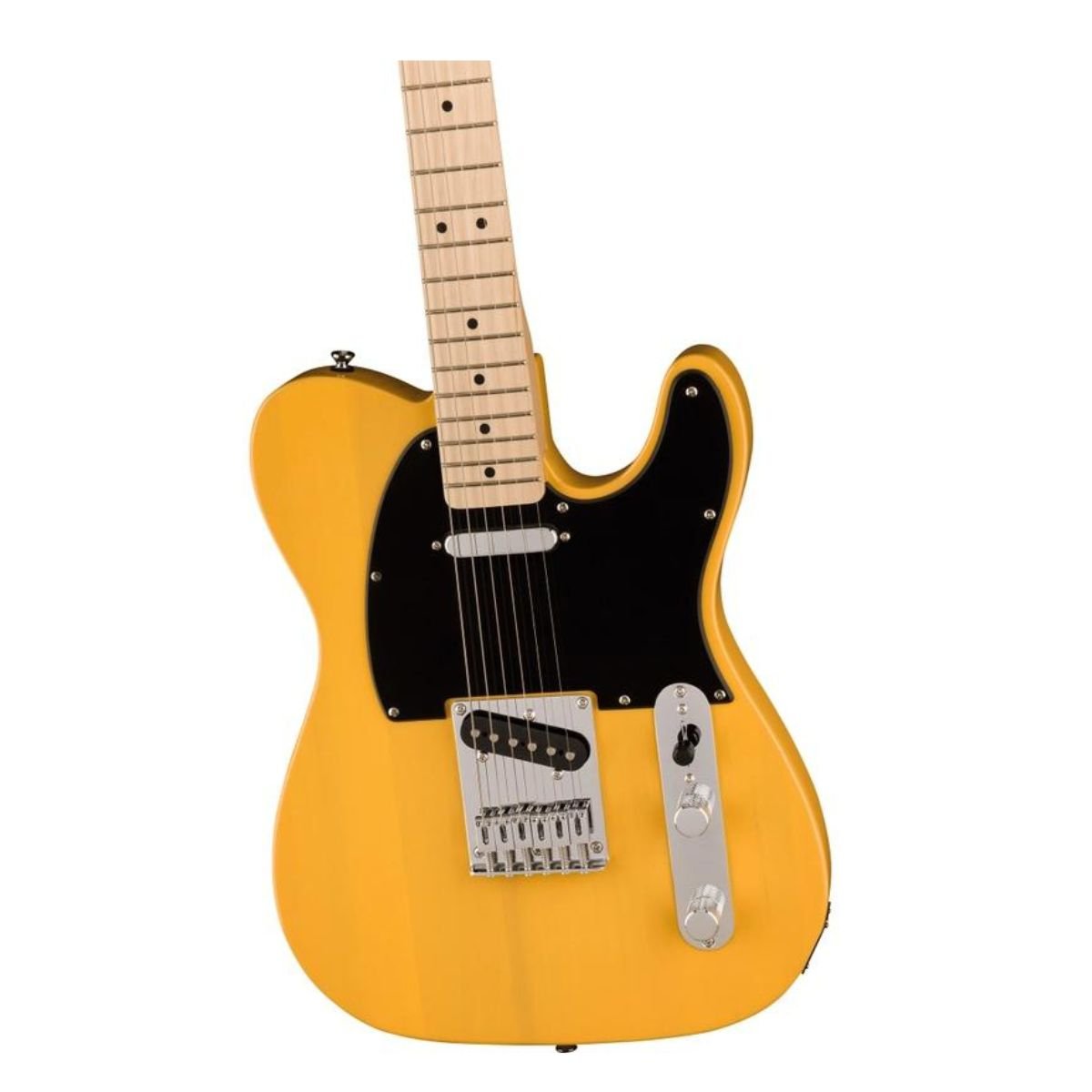 Squier Sonic Telecaster, Maple Fingerboard, Black Pickguard - Butterscotch Blonde