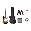 Squier Stratocaster Pack, Laurel Fingerboard, Gig Bag, 10G - 120V