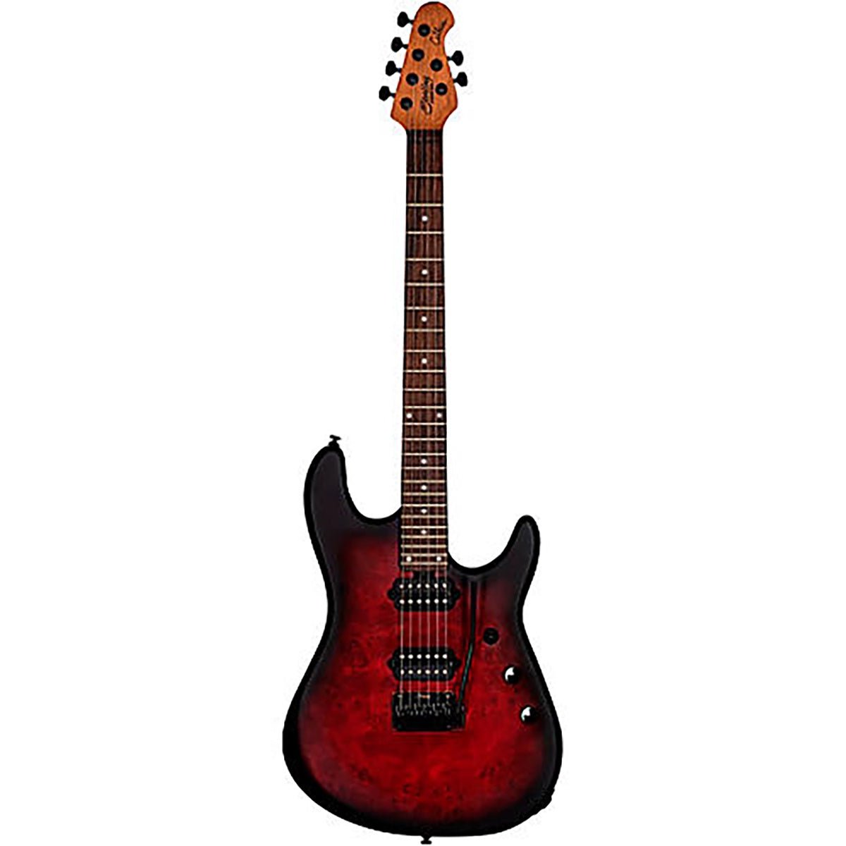 Sterling by Music Man Jason Richardson Cutlass Signature Electric Guitar - Dark Scarlet Burst Satin