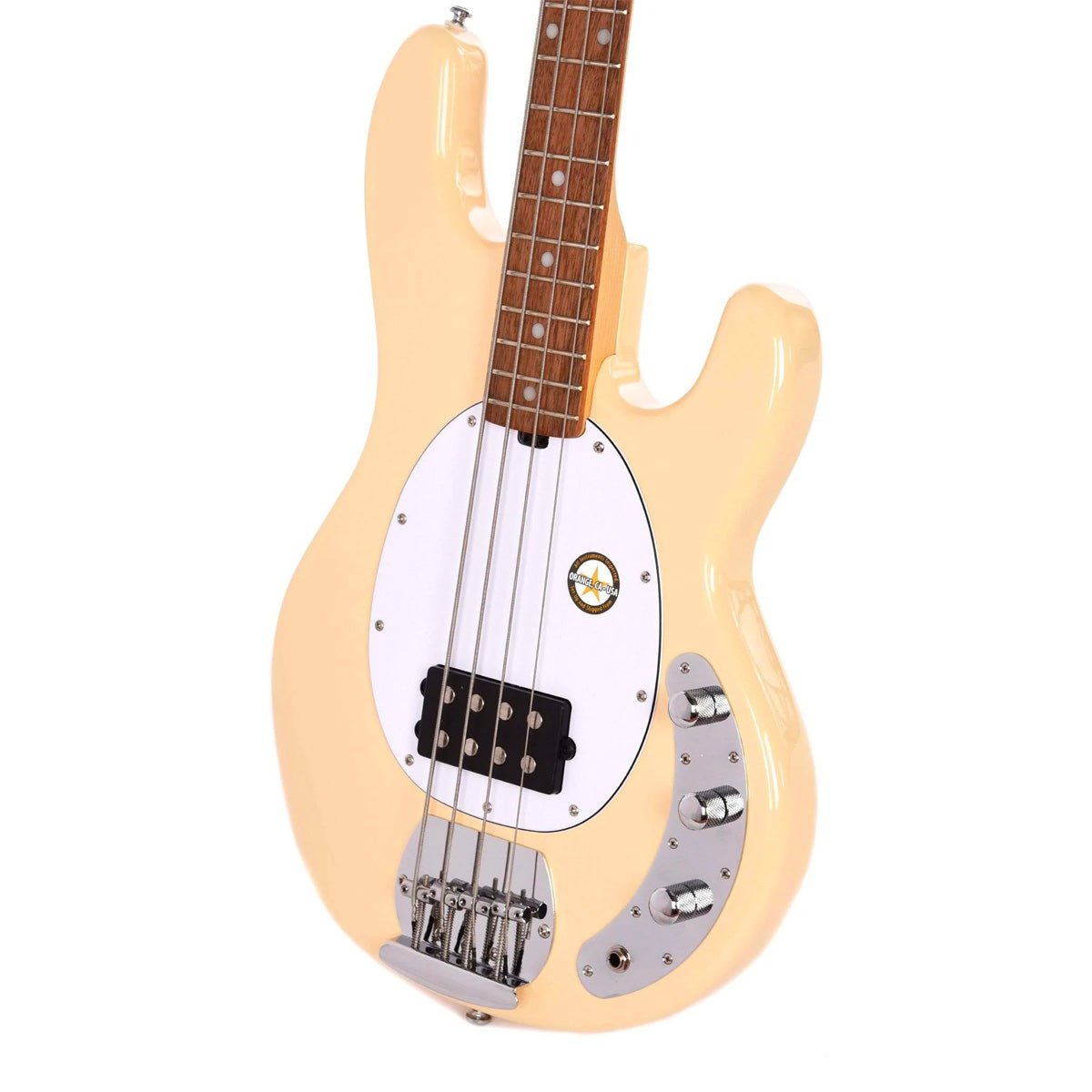 Sterling by Music Man StingRay Ray4 Bass Guitar - Vintage Cream