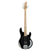 Sterling by Music Man StingRay Ray4 Maple Fingerboard Electric Bass Black Black Pickguard