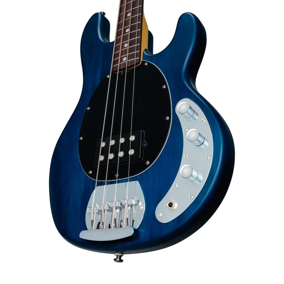 Sterling by Music Man StingRay Ray4 -Transparent Blue Satin