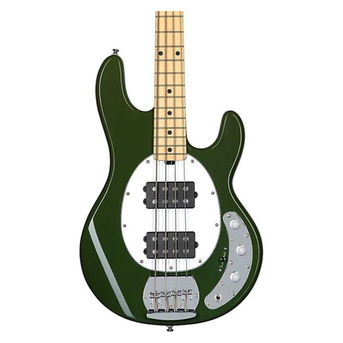 Sterling by Music Man StingRay Ray4HH Maple Fingerboard Electric Bass Olive