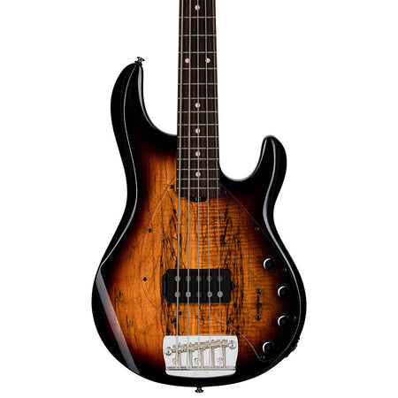 Sterling by Music Man StingRay RAY35 Maple Top 5-String Bass in 3 Tone Sunburst