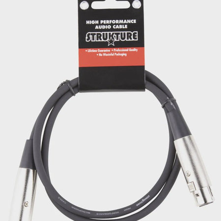 Strukture XLR  Microphone Cable  XLR - 3 Feet
