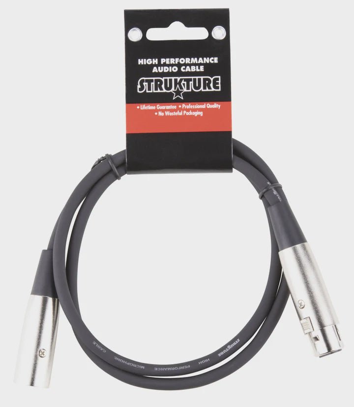 Strukture XLR  Microphone Cable  XLR - 3 Feet